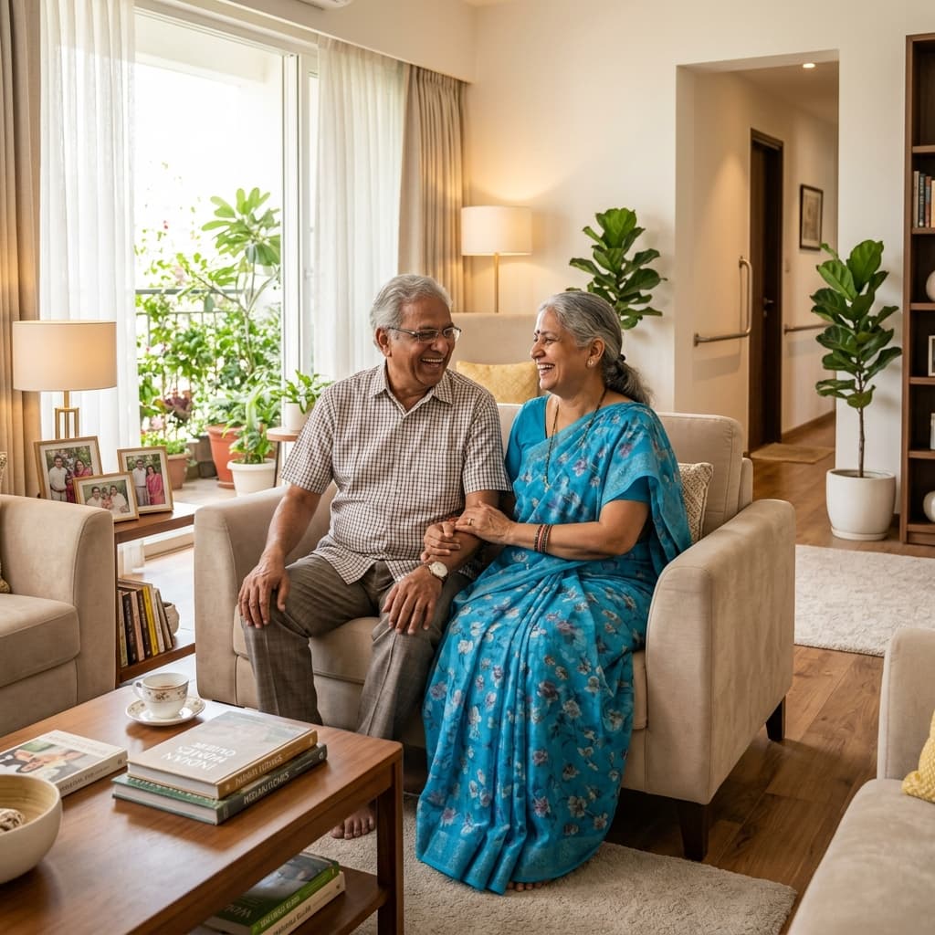 Warm and comfortable senior-friendly residence designed for independence